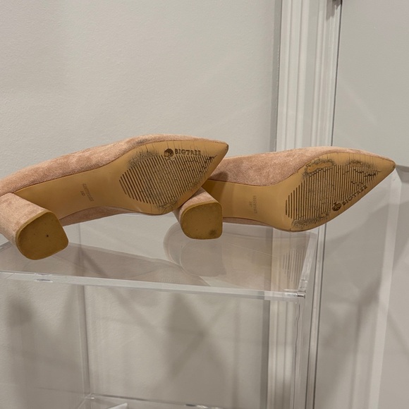 Suede Block Heels - Picture 7 of 8